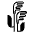 Sheaf Of Rice High Contrast Emoji from Fluent Emoji High Contrast Set