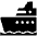 Ship High Contrast Emoji from Fluent Emoji High Contrast Set