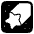 Shooting Star High Contrast Emoji from Fluent Emoji High Contrast Set