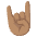 Sign Of The Horns Medium Skin Tone Emoji from Noto Emoji Set