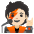 Singer Light Skin Tone Emoji from Noto Emoji Set