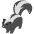 Skunk Emoji from Noto Emoji Set