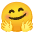 Smiling Face With Open Hands Emoji from Noto Emoji Set