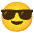Smiling Face With Sunglasses Emoji from Noto Emoji Set