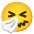 Sneezing Face Emoji from Noto Emoji Set