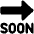 Soon Arrow High Contrast Emoji from Fluent Emoji High Contrast Set