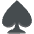 Spade Suit Emoji from Noto Emoji Set