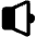 Speaker Low Volume High Contrast Emoji from Fluent Emoji High Contrast Set