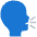 Speaking Head Emoji from Noto Emoji Set
