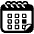 Spiral Calendar High Contrast Emoji from Fluent Emoji High Contrast Set