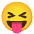 Squinting Face With Tongue Emoji from Noto Emoji Set