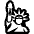 Statue Of Liberty High Contrast Emoji from Fluent Emoji High Contrast Set