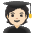 Student Light Skin Tone Emoji from Noto Emoji Set