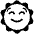 Sun With Face High Contrast Emoji from Fluent Emoji High Contrast Set