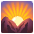 Sunrise Over Mountains Emoji from Noto Emoji Set
