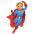 Superhero Medium Light Skin Tone Emoji from Noto Emoji Set
