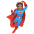 Superhero Medium Skin Tone Emoji from Noto Emoji Set