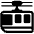 Suspension Railway High Contrast Emoji from Fluent Emoji High Contrast Set