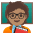 Teacher Medium Skin Tone Emoji from Noto Emoji Set