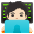 Technologist Light Skin Tone Emoji from Noto Emoji Set
