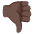 Thumbs Down Dark Skin Tone Emoji from Noto Emoji Set