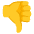 Thumbs Down Emoji from Noto Emoji Set