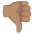 Thumbs Down Medium Skin Tone Emoji from Noto Emoji Set