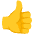 Thumbs Up Emoji from Noto Emoji Set