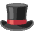 Top Hat Emoji from Noto Emoji Set