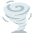 Tornado Emoji from Noto Emoji Set