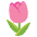 Tulip Emoji from Noto Emoji Set