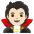 Vampire Light Skin Tone Emoji from Noto Emoji Set