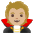 Vampire Medium Light Skin Tone Emoji from Noto Emoji Set