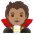 Vampire Medium Skin Tone Emoji from Noto Emoji Set