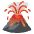 Volcano Emoji from Noto Emoji Set