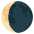 Waning Crescent Moon Emoji from Noto Emoji Set