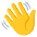 Waving Hand Emoji from Noto Emoji Set