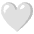White Heart Emoji from Noto Emoji Set