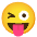 Winking Face With Tongue Emoji from Noto Emoji Set
