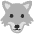 Wolf Emoji from Noto Emoji Set