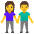 Woman And Man Holding Hands Emoji from Noto Emoji Set