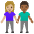 Woman And Man Holding Hands Medium Light Skin Tone Medium Dark Skin Tone Emoji from Noto Emoji Set