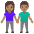 Woman And Man Holding Hands Medium Skin Tone Emoji from Noto Emoji Set