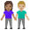 Woman And Man Holding Hands Medium Skin Tone Medium Light Skin Tone Emoji from Noto Emoji Set