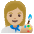 Woman Artist Medium Light Skin Tone Emoji from Noto Emoji Set