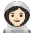 Woman Astronaut Light Skin Tone Emoji from Noto Emoji Set