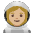 Woman Astronaut Medium Light Skin Tone Emoji from Noto Emoji Set