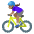 Woman Biking Medium Skin Tone Emoji from Noto Emoji Set
