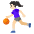 Woman Bouncing Ball Light Skin Tone Emoji from Noto Emoji Set