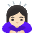 Woman Bowing Light Skin Tone Emoji from Noto Emoji Set